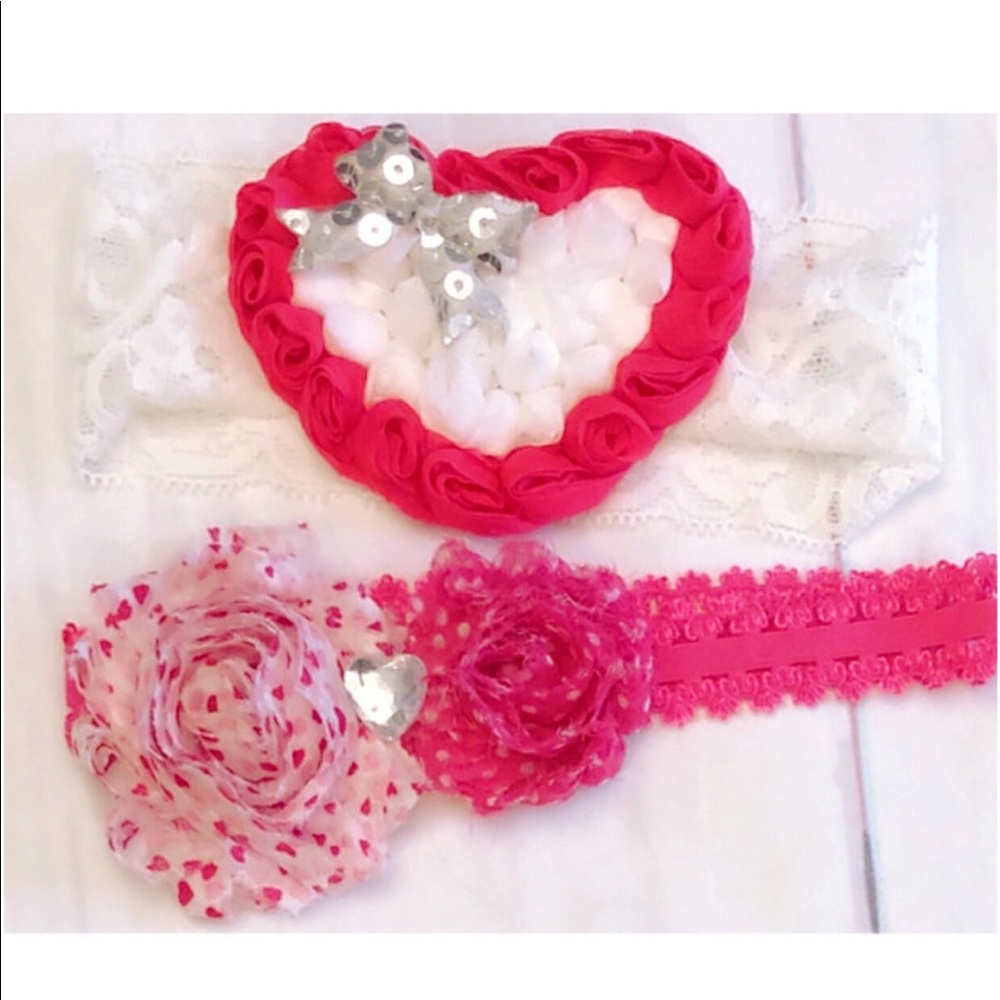 Valentines headbands - Picture 2 of 2